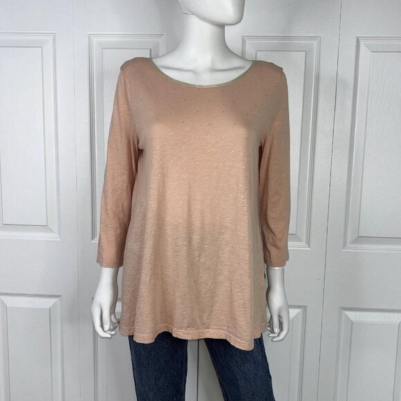 DES PETITS HAUTS women's large 3/4 sleeve sweater - Picture 1 of 3